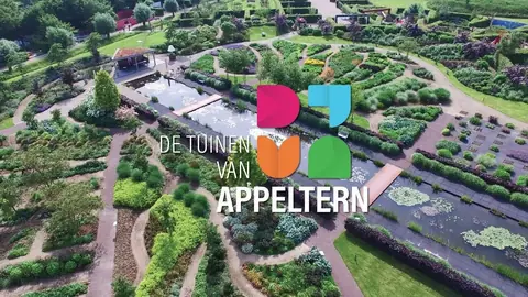 De Tuinen van Appeltern van bovenaf
